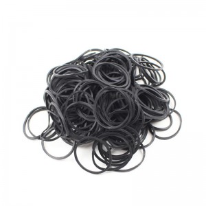 Vânzare directă din fabrică bandă de cauciuc natural negru cu diametrul de 25 mm, cu elasticitate ridicată și rezistență la vânzare cu ridicata